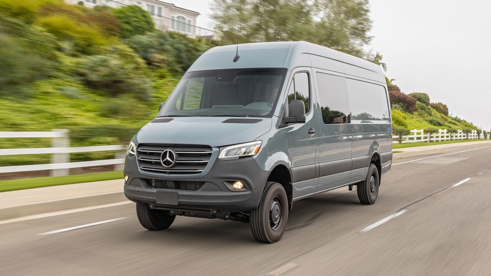Sprinter Van en ruta